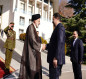 بالصور:الرئيس الايراني يستقبل رئيس وزراء العراق رسميا