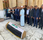الأمين العام لوزارة الدفاع ونقيب الصحفيين العراقيين يحضران مراسم تشييع جثمان السيدة بان فائق القبطان