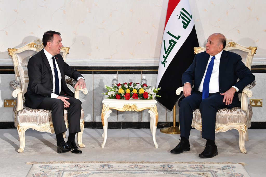 السفير التركي فاتح يلدز يختتم مهامه في بغداد باجتماع مع وزير الخارجية