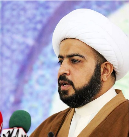 خطيب جمعة بغداد يدعو لإعمار المناطق المحررة والابنية الحكومية ورعاية الامن فيها