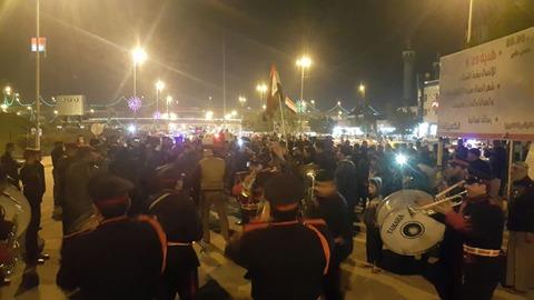 بالصور تشييع رسمي لضحايا العملية الارهابية بالنجف