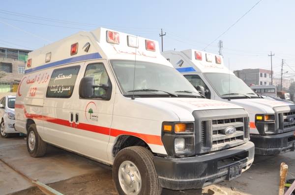 صحة كربلاء: تعزيز شعبة الإسعاف الفوري بـ (17) عجلة إسعاف