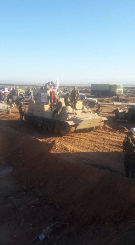 عاجل بالصور: بدء عمليات تطهير جزيرة سامراء والبادية وصولا الى حديثة