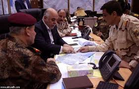 العبادي يصل الى مدينة تكريت لتفقد القطعات الامنية