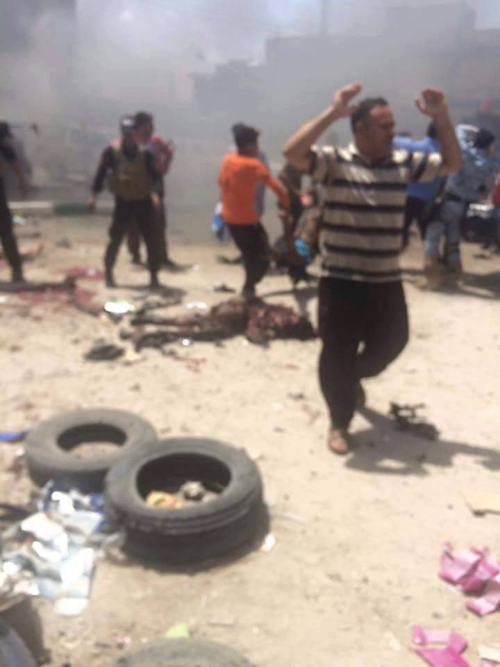 بالفيديو: 62 شهيداً وجريحاً في حصيلة اولية لتفجيري السماوة