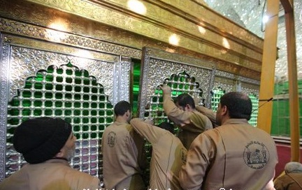 أين سينصب الشباك القديم لضريح الإمام الحسين عليه السلام (مصور)