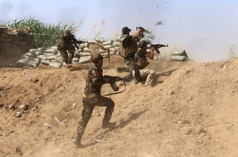 الحشد الشعبي يحبط محاولة تسلل لداعش في مفرق الزوية شمال صلاح الدين