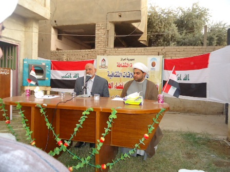 كربلاء :الدكتور عبد الحميد النجدي في البيت الثقافي في الهندية