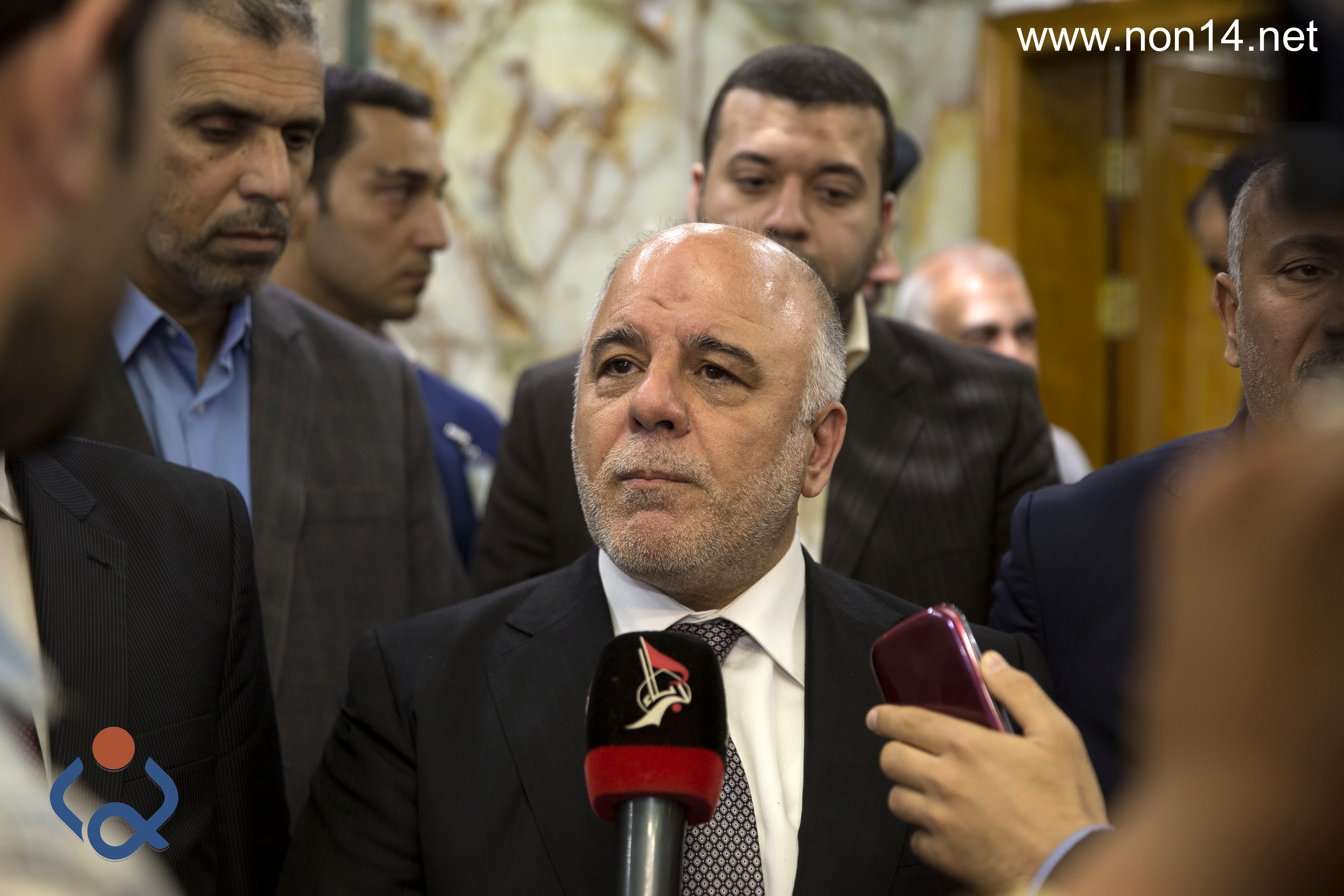 العبادي يعلن بدء عمليات التحشيد لتحرير الموصل