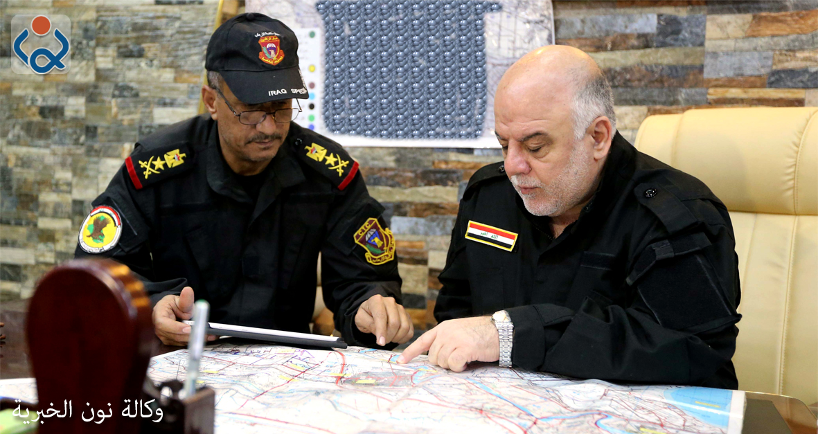 العبادي يعلن نجاح المرحلتين الاولى والثانية من تحرير الفلوجة ويؤكد: النصر اصبح باليد
