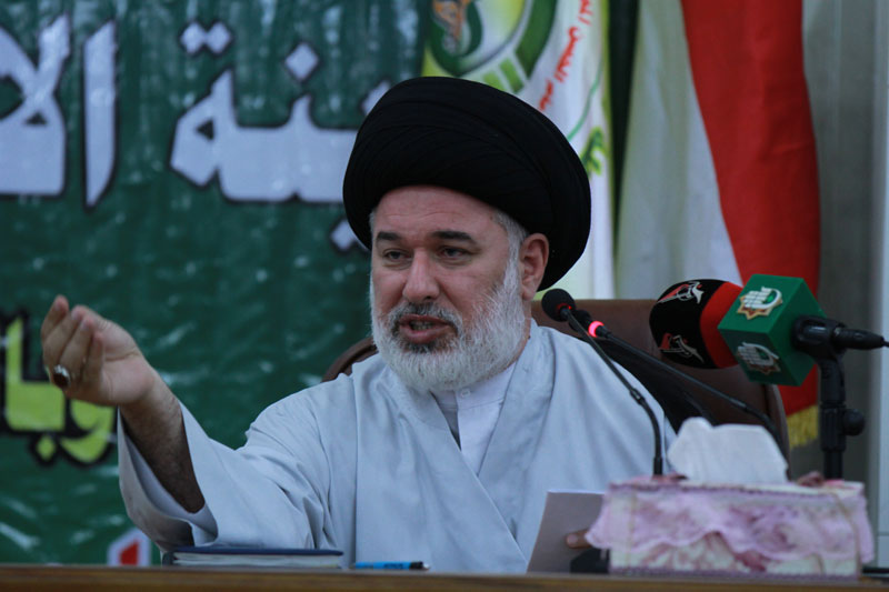 مسؤول شؤون معتمدي المرجع السيستاني بالعراق: الصراع الجاري حالياً في العراق هو ليس سنيّاً شيعيّاً وإنّما صراع دولة مع الإرهاب