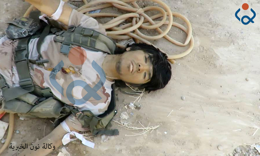 بالفيديو : مقتل العشرات من الدواعش المفخخين على يد لواء علي الاكبر في بيجي