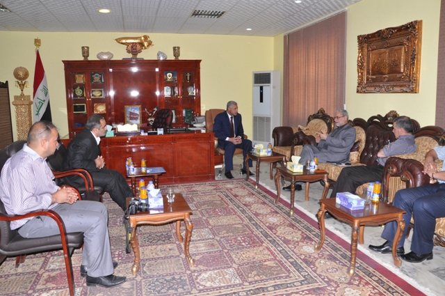 مدير عام شبكة الأعلام العراقي يبحث في الكوت موضوع أطلاق فضائية واسط