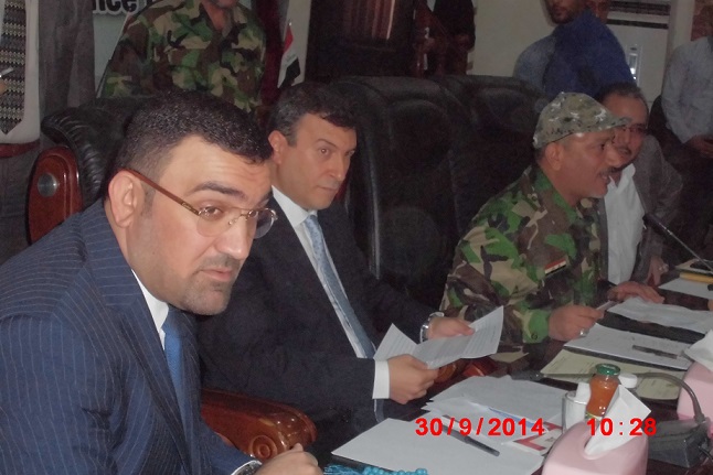 بالصور شاهد اجتماع مجلس كربلاء مع المحافظ عقيل الطريحي بخصوص الاستجواب