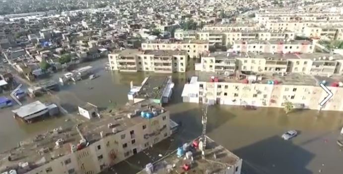 بالفيديو تصوير من الجو: كيف اصبحت العاصمة بغداد بعد موجة الامطار ؟