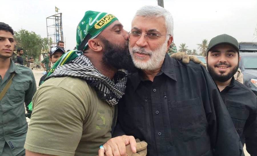 بالصور ... ابو عزرائيل برفقة المهندس في جبهة الموصل