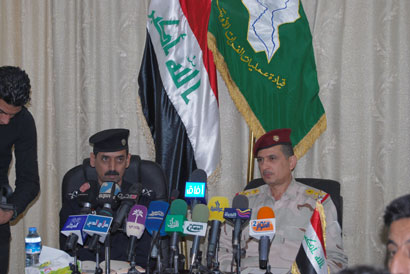 القبض على اكثر من 70 ارهابي في كربلاء وبابل والعثور اجهزة كشف متفجرات معدة على شكل عبوات.