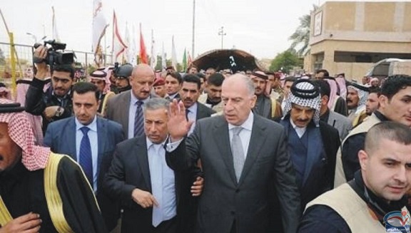 النجيفي يحضر مجلس عزاء شيخ عشائر الرفيع في الناصرية+صورة