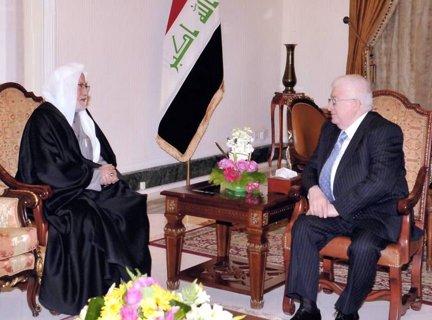 الحيدري يزور معصوم ويؤكد على ضرورة مفاتحة الجانب السعودي في زيادة عدد الحجاج العراقيين في موسم الحج القادم