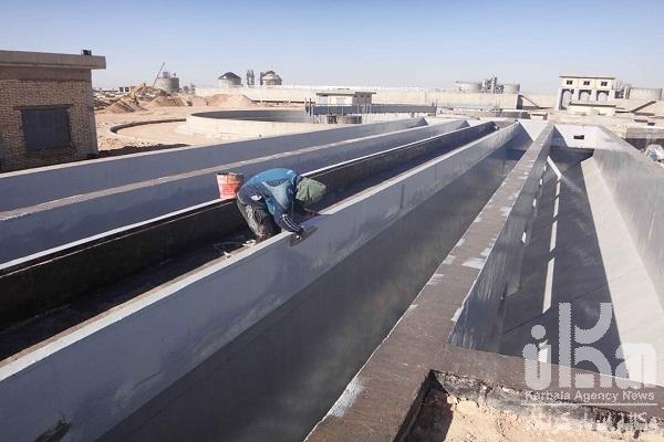 انجاز 80% من مشروع مجاري كربلاء الموحد بتكلفة مالية تبلغ اكثر (111) مليار