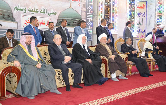 رئيس ديوان الوقف الشيعي يشارك في حفل المولد النبوي الشريف الذي اقيم في مرقد الشيخ عبد القادر الكيلاني