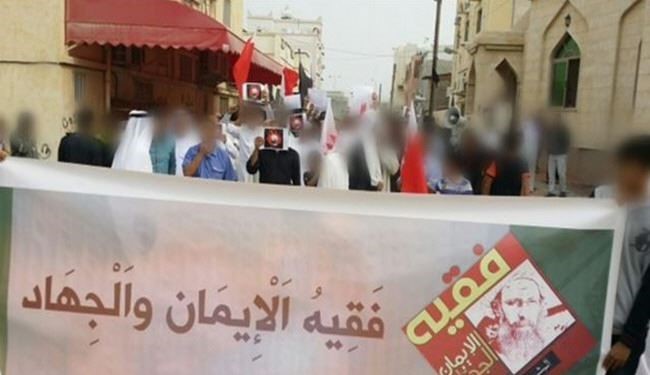 بالصور:تظاهرات حاشدة في البحرين استنكارا لجريمة اعدام الشيخ النمر