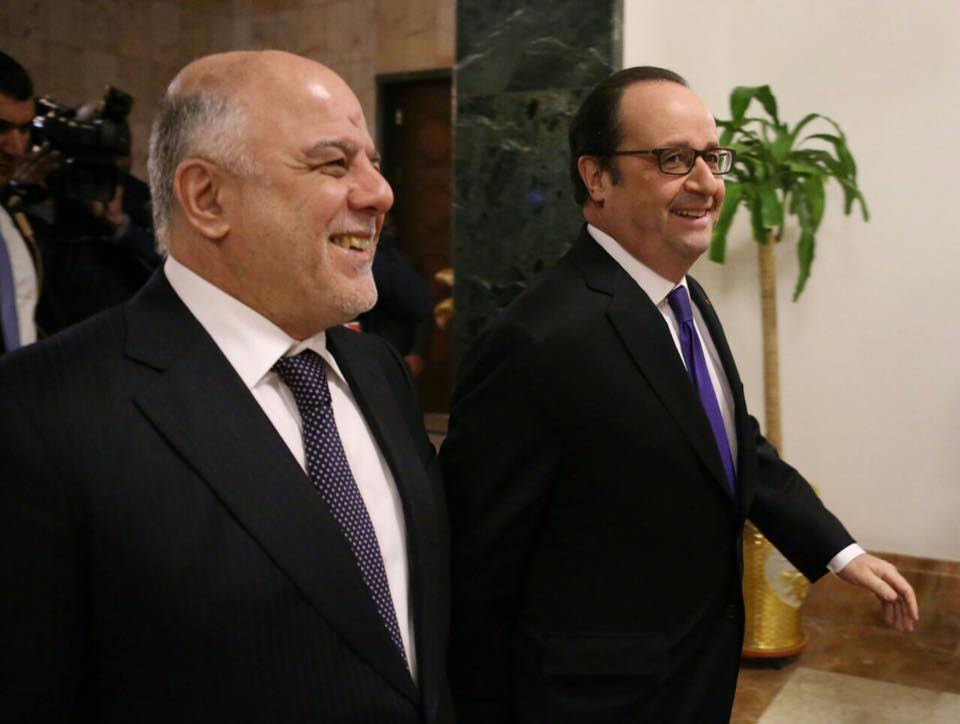هولاند: القضاء على داعش بالموصل يستغرق اسابيع وليس سنوات