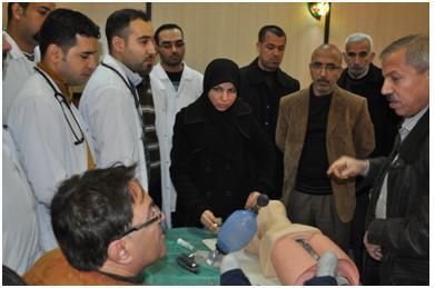 كربلاء: مستشفى الحسين التعليمي تؤمن المجرى الهوائي للمرضى في الحالات الحرجة