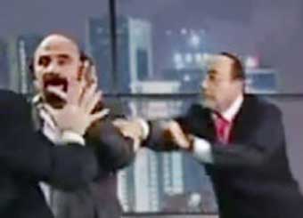 حلقة الاتجاه المعاكس على قناة الجزيرة تتحول لحلبة مصارعة وساحة شتائم