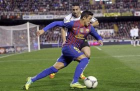 برشلونة يتعادل مع فالنسيا في المستايا