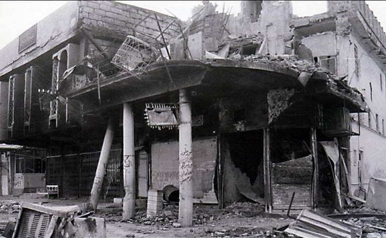 صورة نادرة لكربلاء ابان انتفاضة اذار 1991