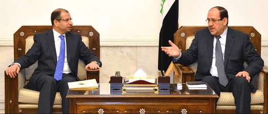 النائب الاول لرئيس الجمهورية يستقبل رئيس مجلس النواب