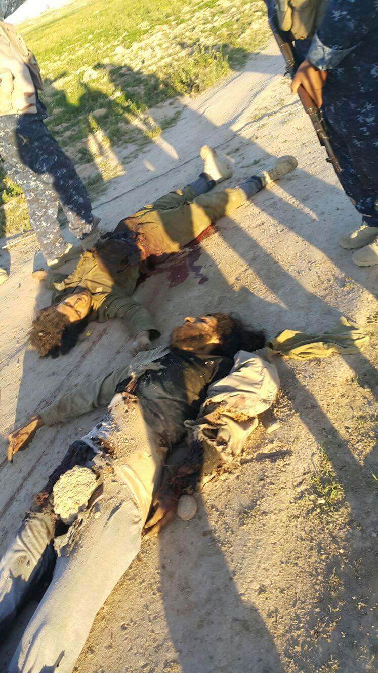 بالصور:آخر تطورات عمليات تحرير مناطق غرب سامراء المقدسة من دنس عصابات داعش الإجرامية