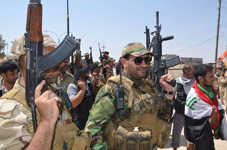 كتائب سيد الشهداء : النائب فالح الخزعلي يتعرض لأصابة في ارض المعركه