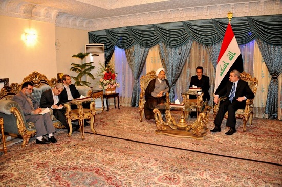 نائب رئيس الجمهورية يستقبل وزير الامن الايراني