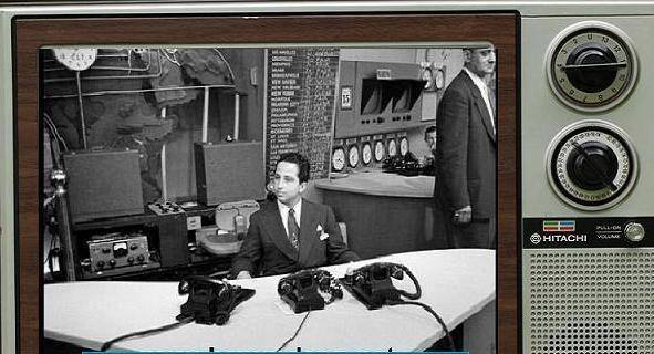 صورة ارشيفية لافتتاح اول تلفزيون عربي في بغداد في الثاني من آيار 1956