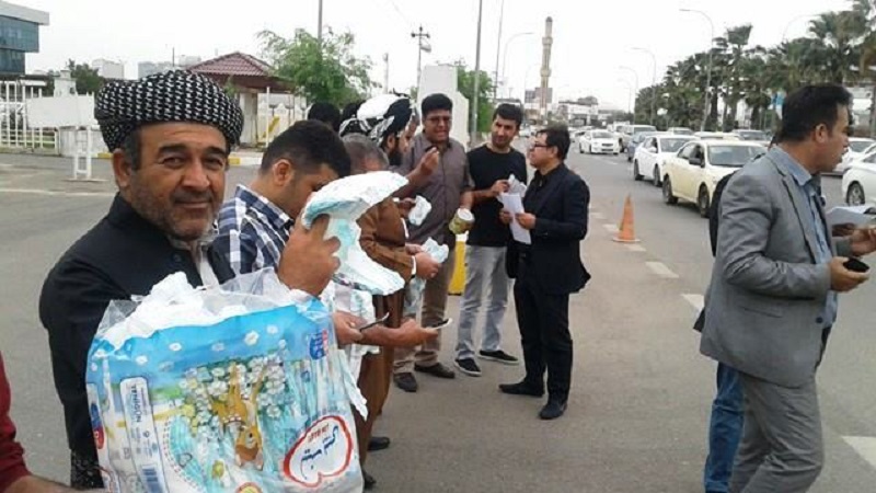 بالصور... وقفة احتجاجية باربيل ضد قرار الحكم بسجن سارق الحليب
