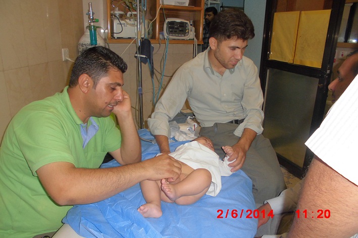 حفل ختان يومي للاطفال داخل الصحن الحسيني الشريف بمناسبة ولادات اهل بيت النبوة (مصور)