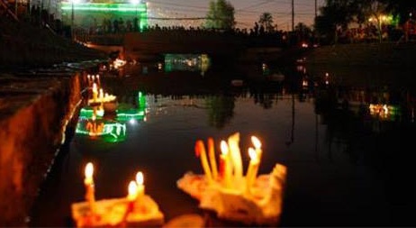 غرق شاب عشريني في كربلاء اثناء قيامه بمراسيم ايقاد الشموع في نهر الفرات