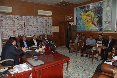 وزير البلديات يشرف على عمل دوائر الوزارة في كربلاء خلال زيارة النصف من شعبان  للعام 2015