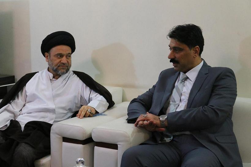 رئيس ديوان الوقف الشيعي يلتقي قائد عمليات سامراء اللواء الركن عماد ياسين