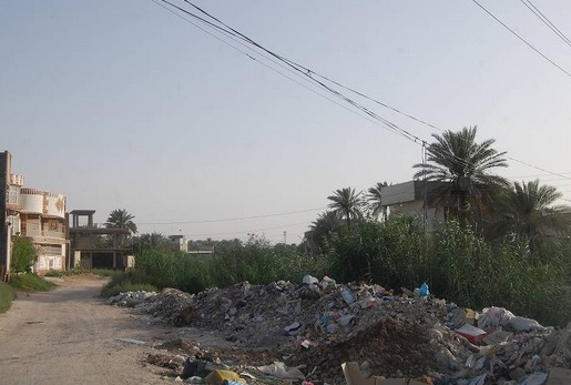 شكاوى بسبب دفن مبازل في كربلاء وانتقادات للحكومة لاتخاذها موقف المتفرج ؟!