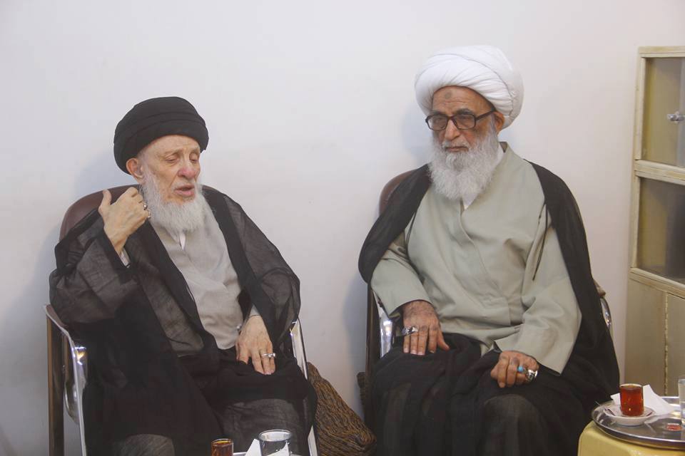 المرجعان الحكيم والنجفي يبتهلان الى الله تعالى بنصر لقوات الامنية والحشد الشعبي على الدواعش