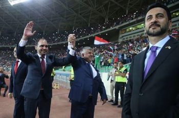 عبطان يدعو الشيخ سلمان لحضور مباريات رفع الحظر في العراق