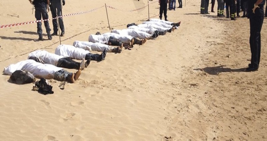 موت 44 مهاجر عطشاً في الصحراء