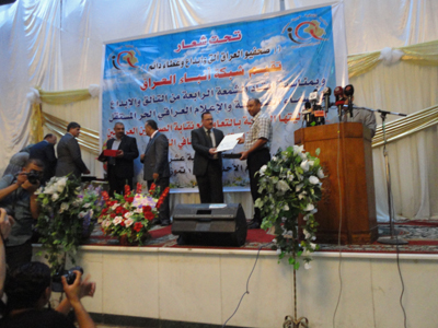 اعلامي من كربلاء يحرز المرتبة الثانية بمسابقة افضل صورة صحفية