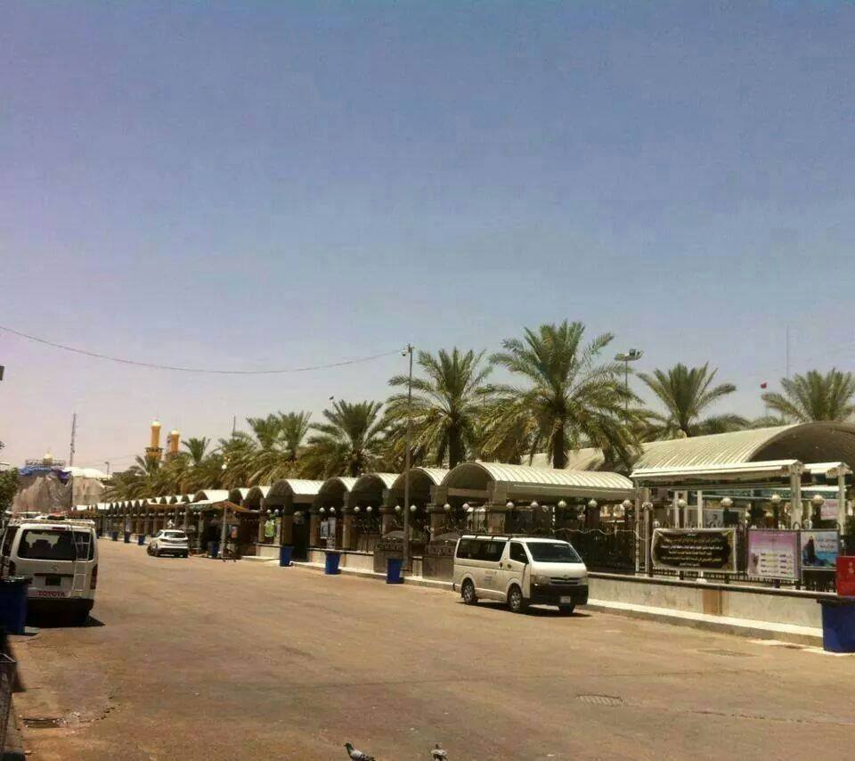 صور من حظر التجوال في كربلاء منذ صباح الاربعاء