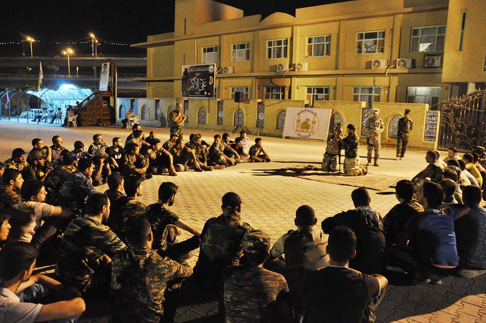 شباب وفتية محافظة القادسية يتوافدون لساحات التدريب استجابة لنداء المرجعية الدينية العليا