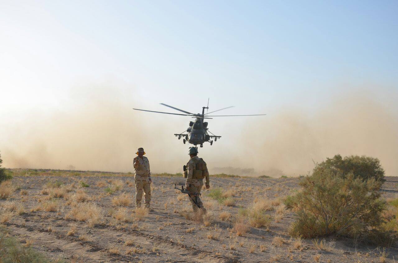 بالصور: صقور الجو يدمرون 9 عجلات لداعش وقتل من فيها غربي كربلاء