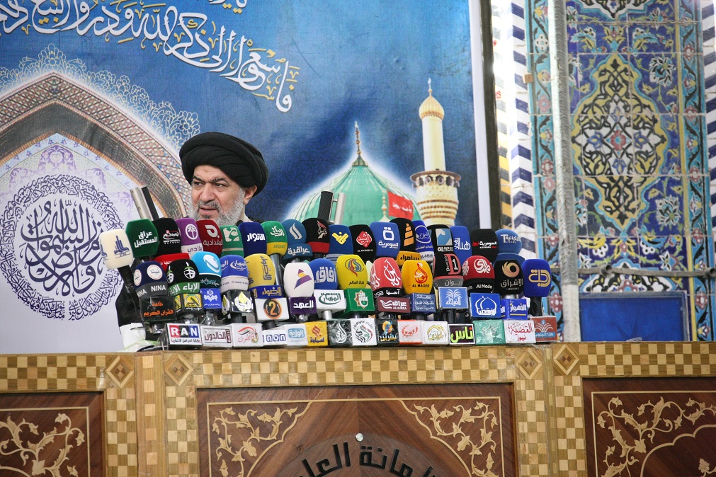 ممثل المرجع السيستاني: امثال قارون المذكور بالنص القراني موجودون بزماننا ولايحبون النصيحة ويدافعون عما عندهم